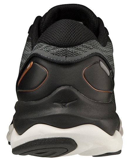 Кроссовки мужские Mizuno Wave Skyrise 3 Blk/Silver/OrangeCopper - Фото 4 большая