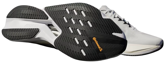 Кроссовки мужские Adidas Adizero Boston 12 White/Black - Фото 2 большая