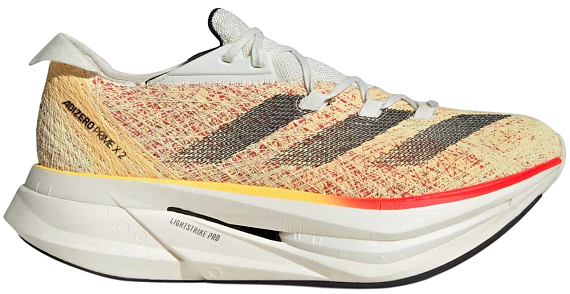Кроссовки Adidas Adizero Prime X 2.0 Strung Ivory/Black/Spark - Фото 1 большая