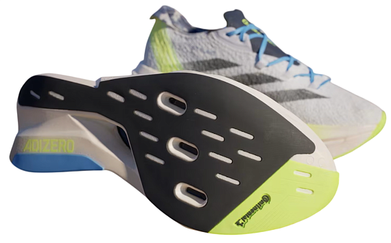 Кроссовки Adidas Adizero Prime X 2.0 Strung White/Black/Wonder Silver - Фото 2 большая