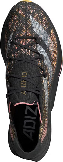 Кроссовки Adidas Adizero Prime X 2.0 Strung Black/Zero Met./Spark - Фото 2 большая