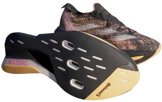 Кроссовки Adidas Adizero Prime X 2.0 Strung Black/Zero Met./Spark - Фото 5 большая