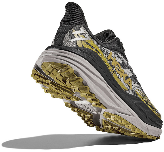 Кроссовки мужские Hoka Stinson 7 Black/Cement - Фото 3 большая