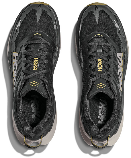 Кроссовки мужские Hoka Torrent 4 Black/Asphalt Grey - Фото 4 большая
