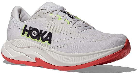 Кроссовки мужские Hoka Rincon 4 Frost/Neon Yuzu - Фото 3 большая
