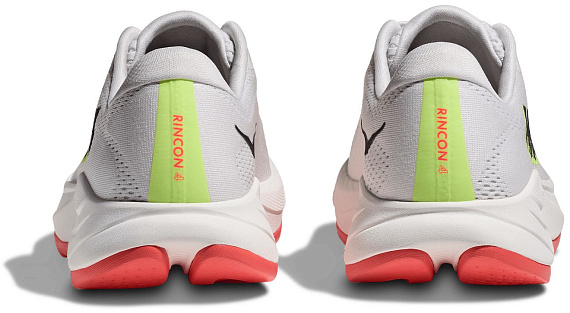 Кроссовки мужские Hoka Rincon 4 Frost/Neon Yuzu - Фото 4 большая