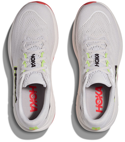 Кроссовки мужские Hoka Rincon 4 Frost/Neon Yuzu - Фото 6 большая