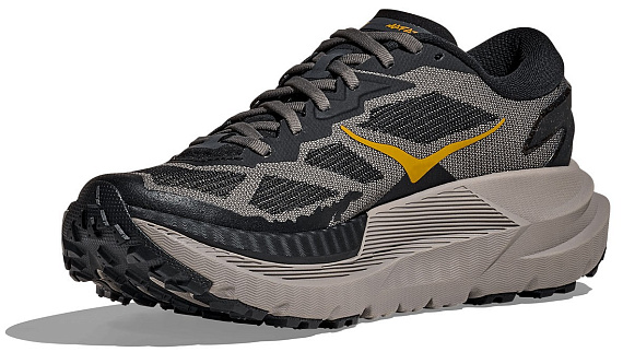 Кроссовки мужские Hoka Mafate X Black/Cement - Фото 5 большая