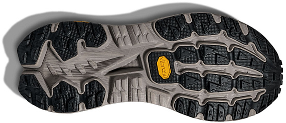 Кроссовки мужские Hoka Mafate X Black/Cement - Фото 7 большая