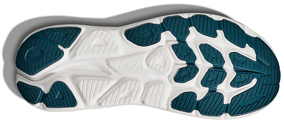Кроссовки мужские Hoka Clifton 10 Yellow Gold/Tidal Wave - Фото 2 большая