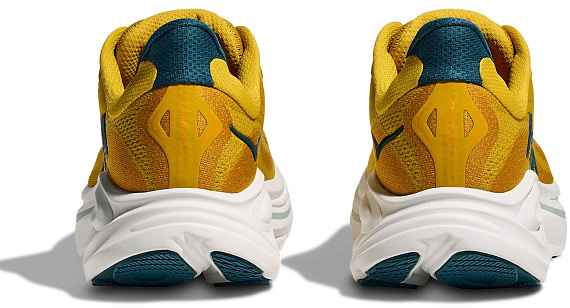 Кроссовки мужские Hoka Clifton 10 Yellow Gold/Tidal Wave - Фото 5 большая