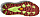Кроссовки мужские Hoka Speedgoat 7 Kiwi/Neon Yuzu - Фото 7 малая