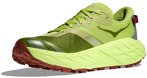 Кроссовки мужские Hoka Speedgoat 7 Kiwi/Neon Yuzu - Фото 2 большая
