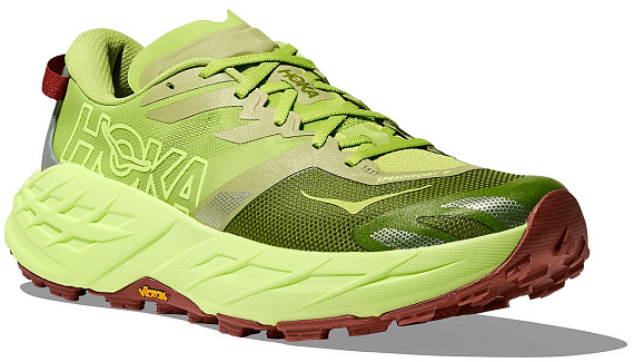 Кроссовки мужские Hoka Speedgoat 7 Kiwi/Neon Yuzu - Фото 4 большая