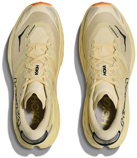 Кроссовки Hoka Speedgoat 7 Vintage Yellow/Turmeric - Фото 4 большая