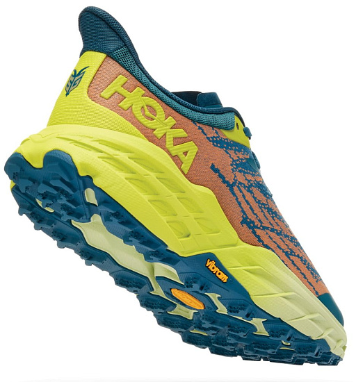 Кроссовки мужские Hoka Speedgoat 5 Blue Coral/Evening Primrose - Фото 2 большая