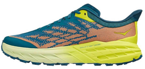 Кроссовки мужские Hoka Speedgoat 5 Blue Coral/Evening Primrose - Фото 6 большая