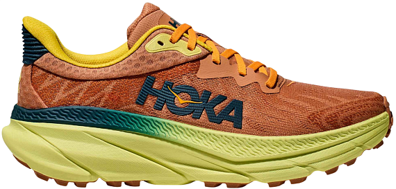 Кроссовки мужские Hoka Challenger Atr 7 Terra Cotta/Yuzu - Фото 1 большая