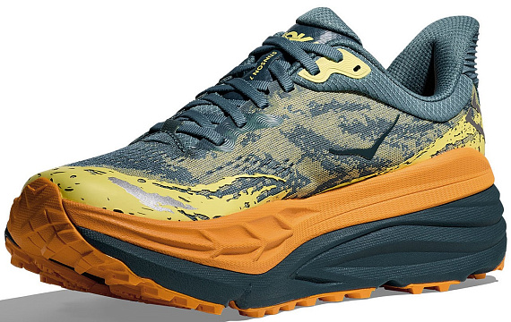 Кроссовки мужские Hoka Stinson Atr 7 Mountain Fog/Blue Twilight - Фото 4 большая