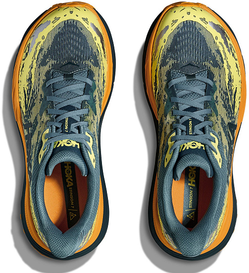 Кроссовки мужские Hoka Stinson Atr 7 Mountain Fog/Blue Twilight - Фото 7 большая