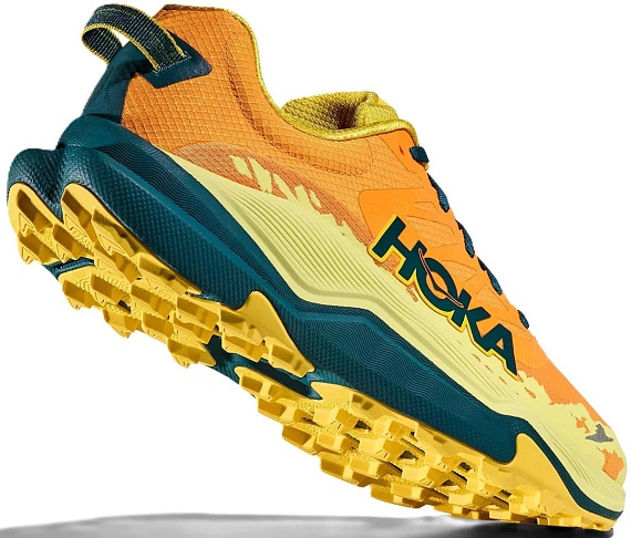 Кроссовки мужские Hoka Torrent 4 Sun Coral/Blue Twilight - Фото 3 большая