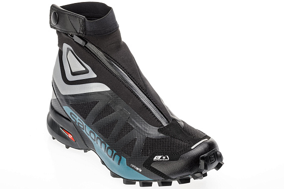 Кроссовки Salomon Snowcross 2 CSWP Black/R.Silver/Mallard Blue - Фото 5 большая