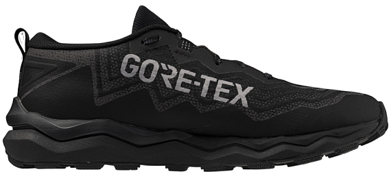 Кроссовки мужские Mizuno Wave Daichi 9 Gtx Black/Ultimate Gray/Black Sand - Фото 4 большая