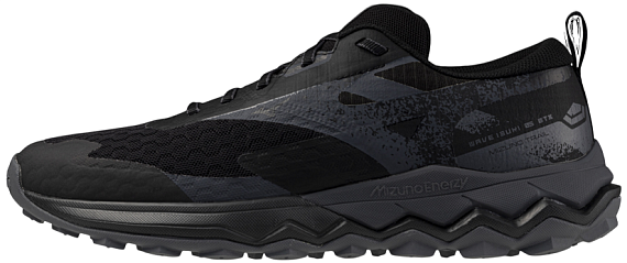 Кроссовки мужские Mizuno Wave Ibuki 5 Gtx Black/Ebony/Ultimate Gray - Фото 6 большая