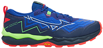 Кроссовки мужские Mizuno Wave Daichi 9 Reflex Blue C/White/Green Geck