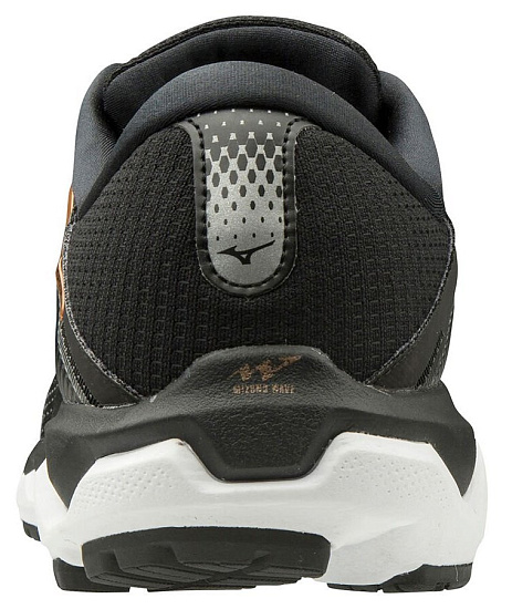 Кроссовки мужские Mizuno Wave Horizon 4 Чер/Т.Сер/Св.Корич - Фото 4 большая