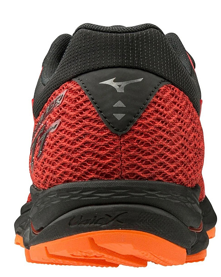 Кроссовки мужские Mizuno Wave Rider TT Крас/Чер/Кр-Оранж - Фото 4 большая