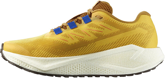 Кроссовки мужские Salomon Aero Blaze 3 Grvl Spicy Mustard/Vanilla Ice/Nautical Blue - Фото 7 большая