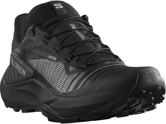 Кроссовки мужские Salomon Genesis Black/Black/Ftw Silver - Фото 5 большая