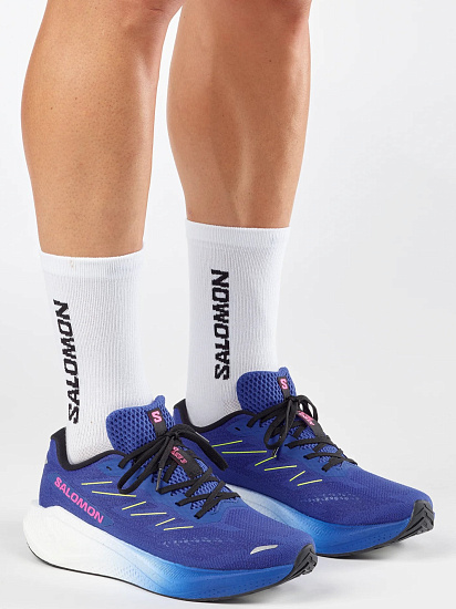 Кроссовки мужские Salomon Aero Blaze 3 Bluing/White/Acid Lime - Фото 4 большая