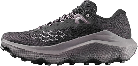 Кроссовки мужские Salomon Ultra Glide 4 Black/Dark Gull Gray/Silver Cloud - Фото 3 большая
