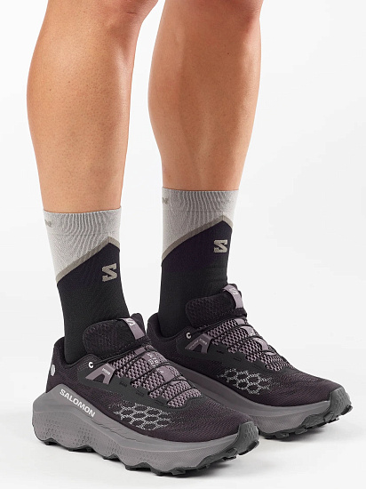 Кроссовки мужские Salomon Ultra Glide 4 Black/Dark Gull Gray/Silver Cloud - Фото 4 большая