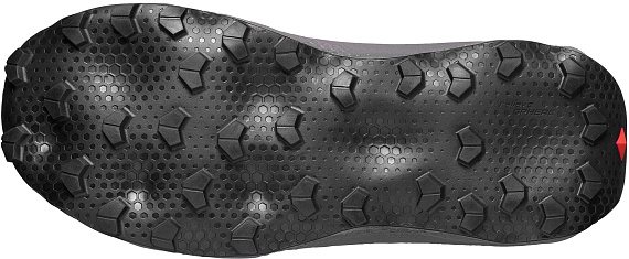 Кроссовки мужские Salomon Ultra Glide 4 Black/Dark Gull Gray/Silver Cloud - Фото 7 большая