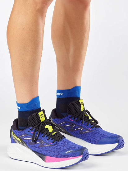 Кроссовки мужские Salomon Aero Glide 4 Bluing/White/Black - Фото 4 большая