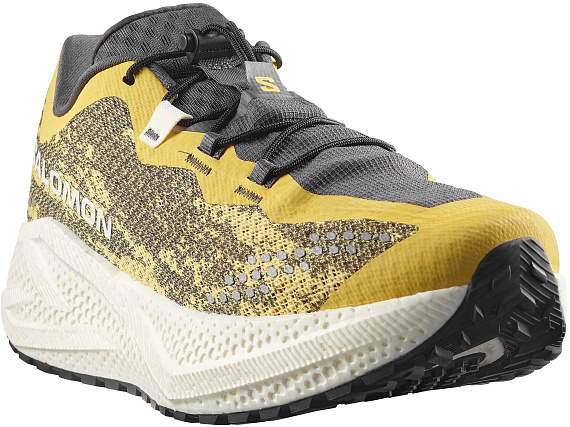 Кроссовки мужские Salomon Aero Glide 4 Grvl Beach Ball/Asphalt/Vanilla Ice - Фото 5 большая