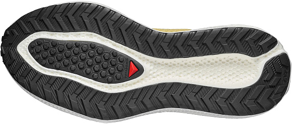 Кроссовки мужские Salomon Aero Glide 4 Grvl Beach Ball/Asphalt/Vanilla Ice - Фото 7 большая