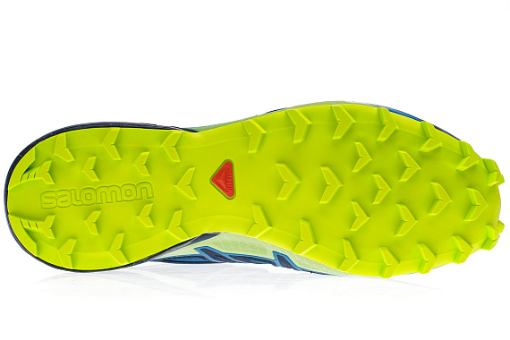 Кроссовки мужские Salomon Speedcross 4 GTX Poseidon/Navy Blazer/Lime Green - Фото 2 большая