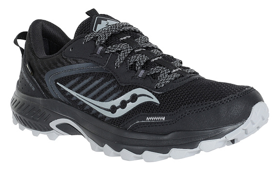 Кроссовки мужские Saucony Excursion Tr15 Gtx Black/Charcoal - Фото 6 большая