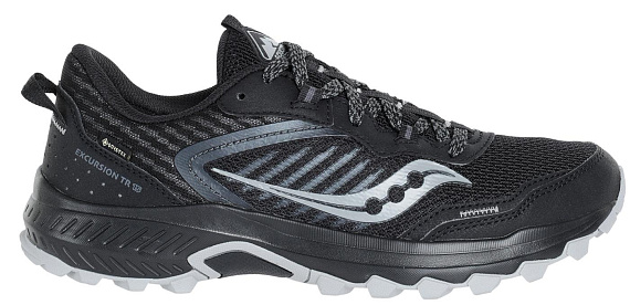 Кроссовки мужские Saucony Excursion Tr15 Gtx Black/Charcoal - Фото 2 большая