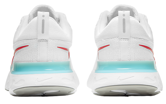 Кроссовки мужские Nike React Infinity Run Fk 2 White/Glacier Ice/Photon Dust/Chile Red - Фото 6 большая