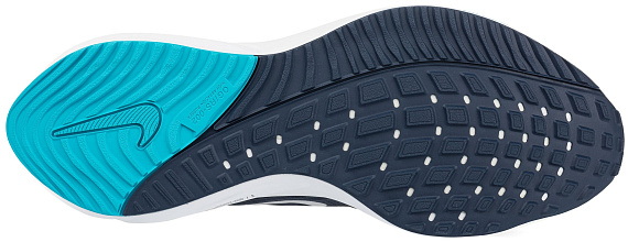 Кроссовки мужские Nike Air Zoom Vomero 15 Wolf Grey/White-Midnight Navy - Фото 4 большая
