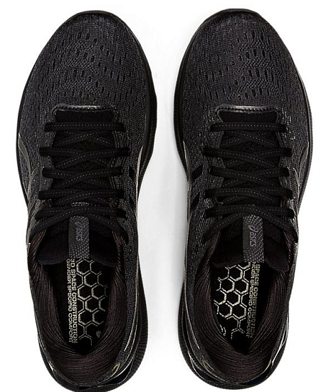 Кроссовки мужские ASICS Gel-Nimbus 24 Black/Black - Фото 5 большая