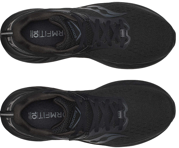 Кроссовки мужские Saucony Triumph 22 Triple Black - Фото 3 большая