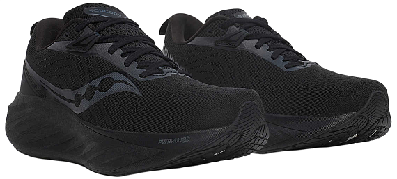 Кроссовки мужские Saucony Triumph 22 Triple Black - Фото 6 большая