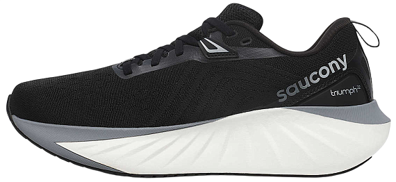 Кроссовки мужские Saucony Triumph 22 Wide Black/White - Фото 5 большая