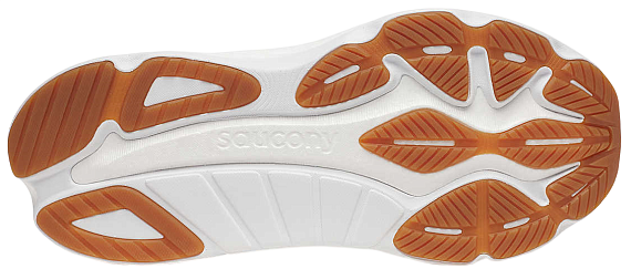 Кроссовки мужские Saucony Hurricane 24 White/Silver - Фото 2 большая